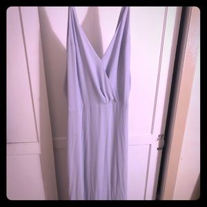 Lush chiffon maxi dress pastel size Large